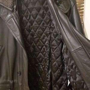 Leather coat by Paradox